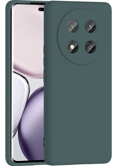 Honor Magic 7 Lite Kılıf Zore Mara Lansman Kapak Koyu Yeşil