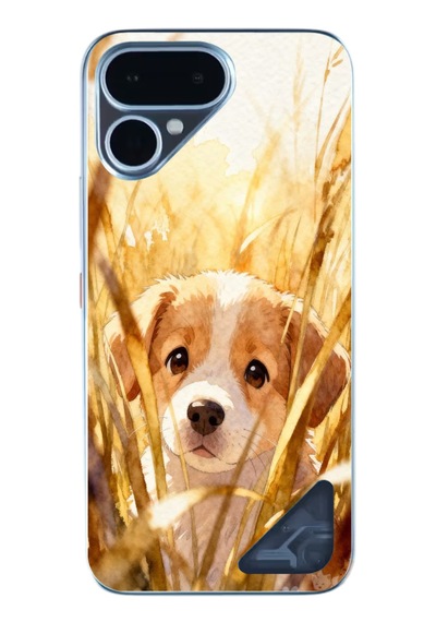 Tecno Pova Curve 2 Uyumlu Golden Köpek Baskılı Silikon Kılıf Renkli