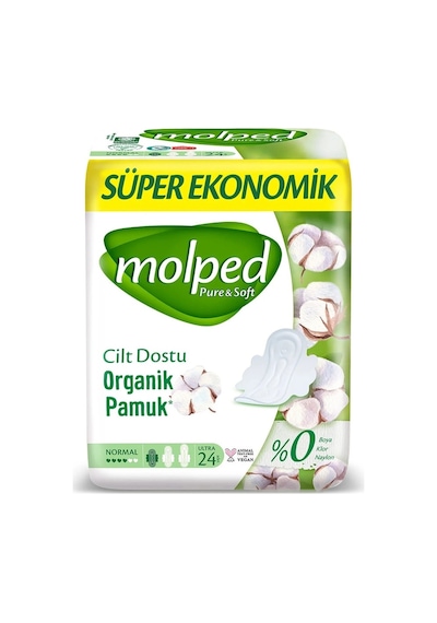Mey İthalat Pure&soft Normal Ped Süper Eko 24 Adet