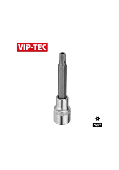 Vıp-tec 1/2 T45 Lokmalı Torx Uç Delikli Uzun