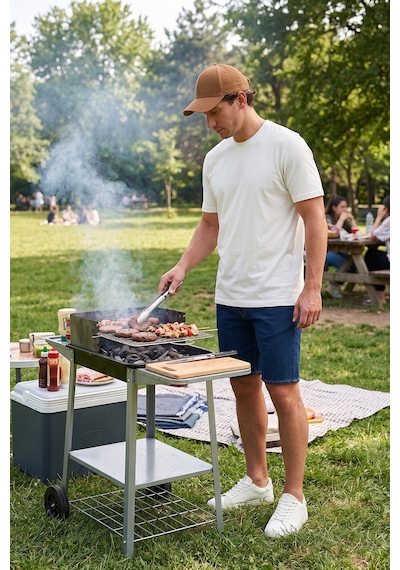 Buratti Pamuklu Baskılı Regular Fit Bisiklet Yaka Erkek T Shirt 59020205 Ekru