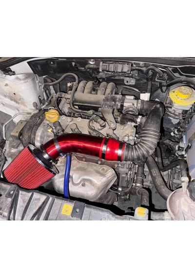Fiat Egea 1.4 Benzinli Krom Borulu Spor Açık Hava Filtre Seti -boru Çapı 7,6cm-uzunluk 23cm