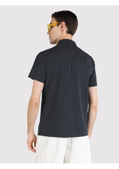 Colin'S Regular Fit Baskılı Lacivertvert Erkek Polo Yaka Kısa Kol Tişört Cl1064280_Q1.V1_Nav
