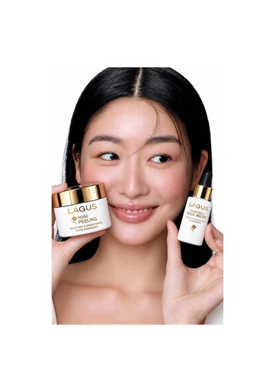 Lágus Gül Tozlu Cilt Yenileyici ve Ölü Deri Arındırıcı Yüz Peeling Seti