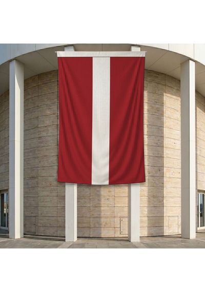 Letonya Ülke Bayrağı 140gr Premium Raşel Kumaş 200x300 Cm Diğer