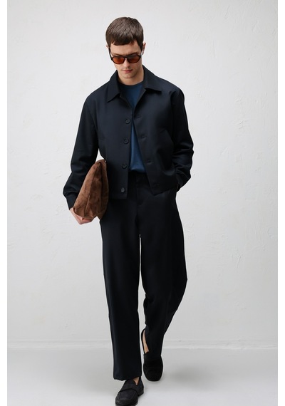 Antioch Relaxed Fit Baharlık Erkek Mont Lacivert