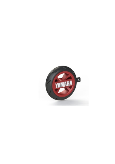 Yamaha Logolu Özel Tasarım Lastik Detaylı Motosiklet Anahtarlığı Kırmızı / Mavi Renk Seçenekleriyle Kırmızı