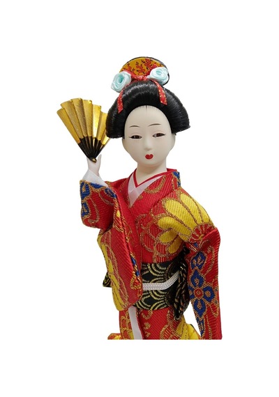 Japon Kimonolu Geyşa Bebek Kabuki Biblo 30 Cm No.15 Anime