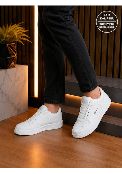 Homiro Su Geçirmez Unisex Sneaker Beyaz