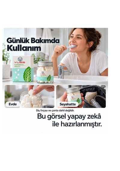 Yues Diş Macunu Tableti 60 Çiğnenebilir Tablet Gs-009m