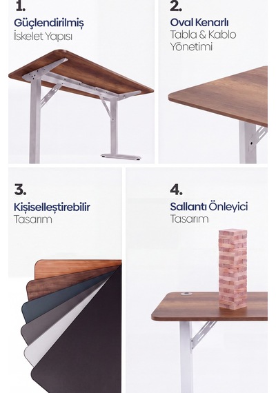 Firmus Dayanıklı Çalışma Masası - 140x70 - Barok