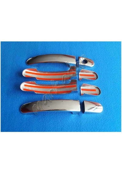 Ford C-Max Krom Kapı Kolu 2003-2010 4 Kapı Paslanmaz Çelik