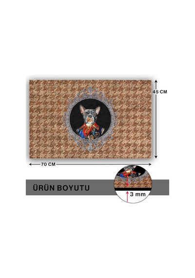 Tasarımlı Dekoratif Kapı Önü Paspas, Dış Mekan/ev İçi/banyo/mutfak/yatak Odası/giriş Paspasları Mr Buldog, Diğer