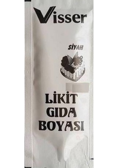 Visser Likit Gıda Boyası Siyah 12 ML