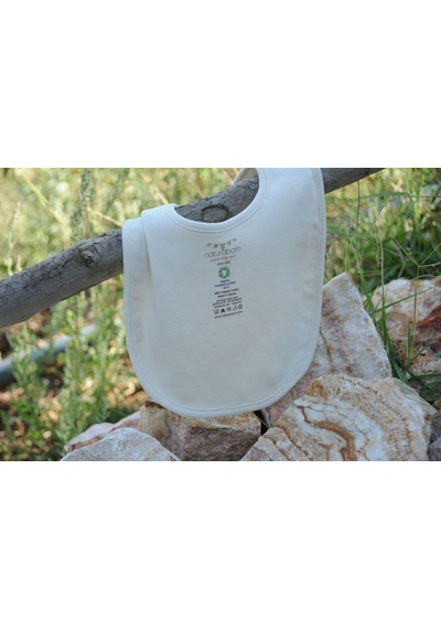 Naturaborn GOTS Organik Sertifikalı Bebek Mama Önlüğü Mavi
