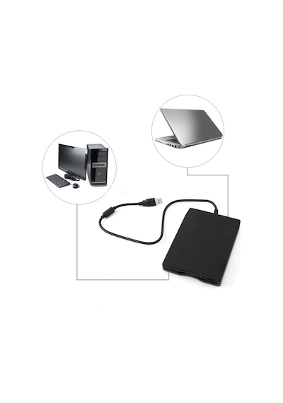 Usb To Floppy Disket 4407P Okuyucu Çevirici Dönüştürücü Adaptör