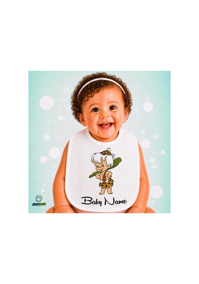Kişiye Özel Bambam Keten Bebek Mama Önlüğü Yumuşak - Emici - Yıkanabilir - Özel Tasarım P073 Çok Renkli