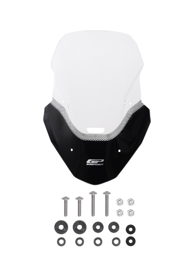 GP Kompozit RKS Reale 125 2022-2025 Uyumlu Ön Cam Şeffaf 50 cm
