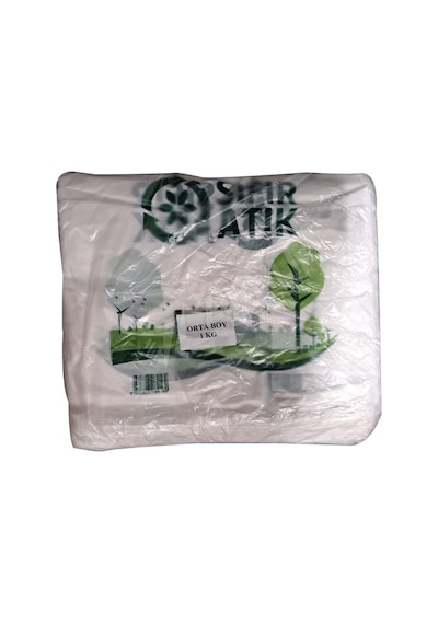 5 Adet Hışır Poşet Baskılı 1 Kg Orta 120 Adet