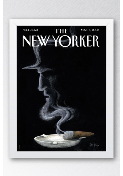 The New Yorker Çerçeveli Tablo March 3 2008