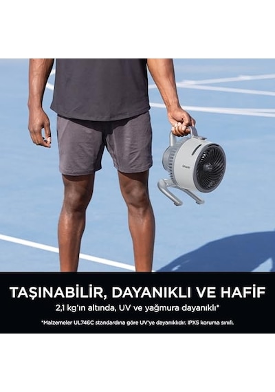 Shark Flexbreeze Hydrogo Serinletici Buharlı Fan - Dove