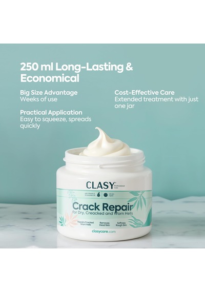 Clasycare Topuk Çatlağı Kremi Kuru Ve Çatlamış Topuklar İçin - Renksiz