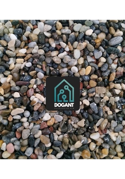 Dogant Dolomit Teraryum Fanus Saksı Dere Çakıl Taşı, 2 Kg