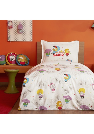 Karaca Home X Kral Şakir En Kral Şakir Tek Kişilik Nevresim Takımı Renkli