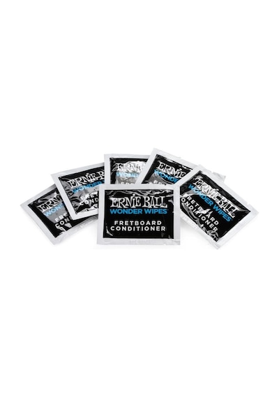 Ernie Ball P04276 Wonder Wipes Fretboard Klavye Temizleme Mendili