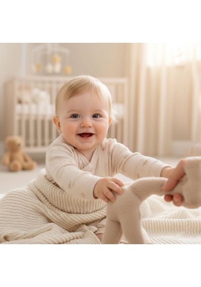 Sebi Bebe Kruvaze Geyikli Patiksiz Tulum 1143 Bej