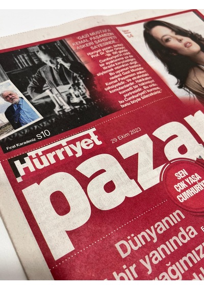 29 Ekim 2023 Hürriyet Gazetesi Eki Pazar