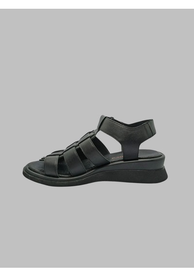 Albini A-10888 Kadın Deri Sandalet Siyah