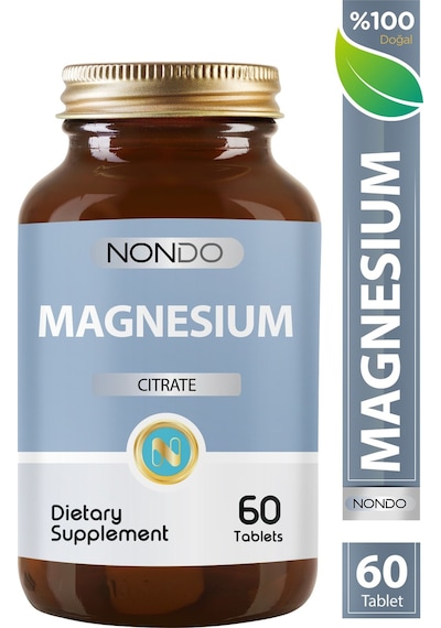 Nondo Magnezyum Sitrat 60 Tablet