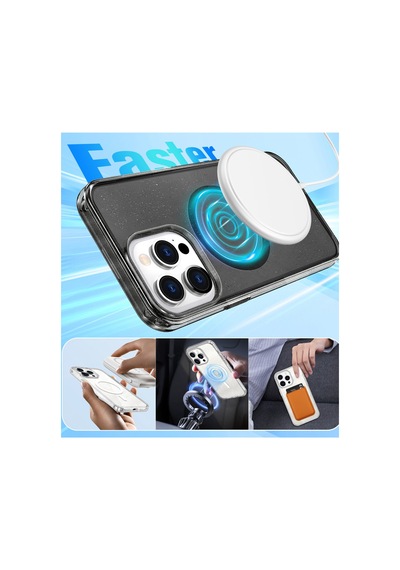 Apple iPhone Uyumlu 14 Pro Max Star Magsafe Kapak - Mor Bzsxx00 1