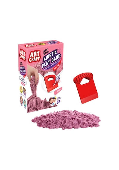03688 Dede. Aksesuarlı Pembe Kinetik Oyun Kumu 500  Gr