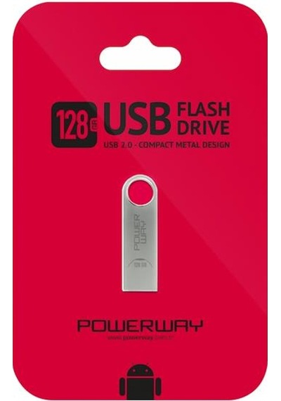 Powermaster Powerway Pw-128 128 Gb Usb 2.0 Flash Bellek