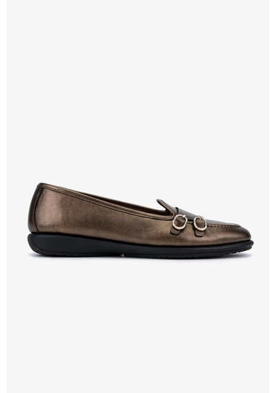 Valmenti Kadın Kahverengi Hakiki Deri Loafer Ayakkabı 611 E1712-06 Bn Ayk Sk25-26 Marrone Pearl Kahverengi