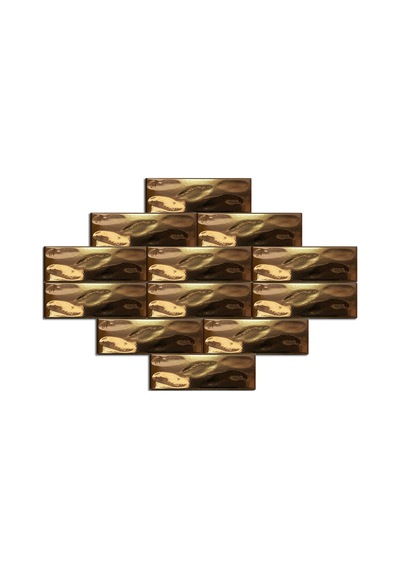 Armada Çini 7x21 Cm Gölgeli Bronz Çini Seramik