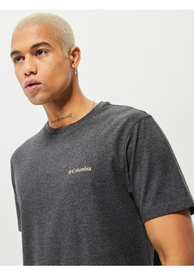 Columbia CSC M Basic Logo Brushed Erkek Kısa Kollu T-Shirt Gri Antrasit Melanj Columbia CSC M Basic Logo Brushed Erkek Kısa Kollu T-Shirt Gri Antrasit Melanj