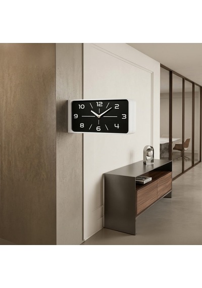 Fibrika Store Retro-loft Modern Duvar Saati Beyaz Siyah