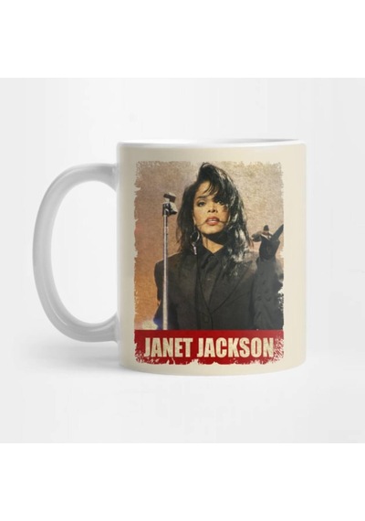 Janet Jackson Kupa Bardak Çok Renkli