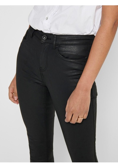 Only Onlhush Normal Bel Skinny Pantolon Kadın Pantolon-27703-siyah Siyah