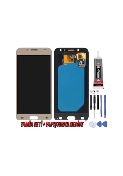 Samsung Uyumlu J5 Pro J530 Lcd Ekran Oled Gold Altın Montaj Kiti