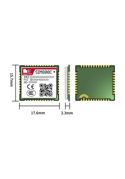 Sım800C Gsm/Gprs Modülü