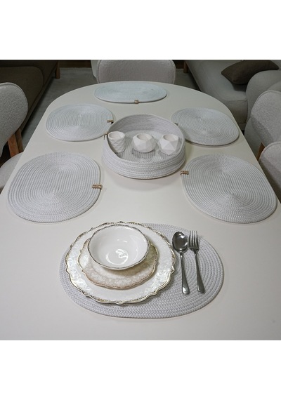 Zengin Design Home Zdh-625 Yuvarlak Runner & Amerikan Servisi Beyaz