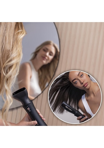 Ceramiccare 10in1 Styler Saç Şekillendirme Seti Siyah