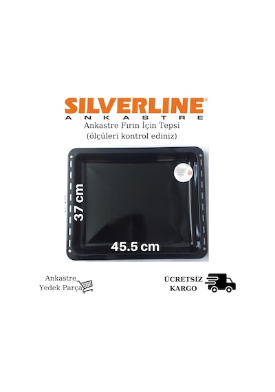 Silverline Ankastre Fırın Uyumlu Emaye Derin Sığ Tepsi (Ekonomik) - 381701149