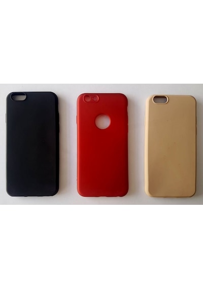 Apple Uyumlu iPhone 6/6S Yumusak Slikon Kilif Ve Kirilmaz Cam Ekran Koruyucu 457174153