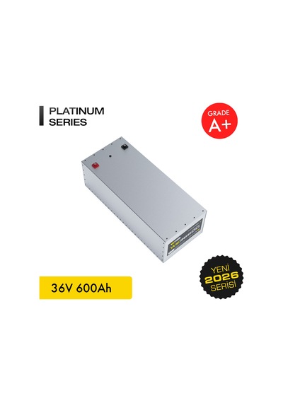 Werer Energy 36V 600Ah LiFePO4 Platinum Series Bluetooth'lu Lityum Demir Fosfat Akü