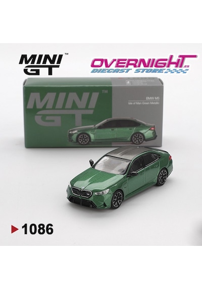 Mini Gt 1/64 Bmw M5 G90 Isle Of Man Green Metallic - Mgt01086